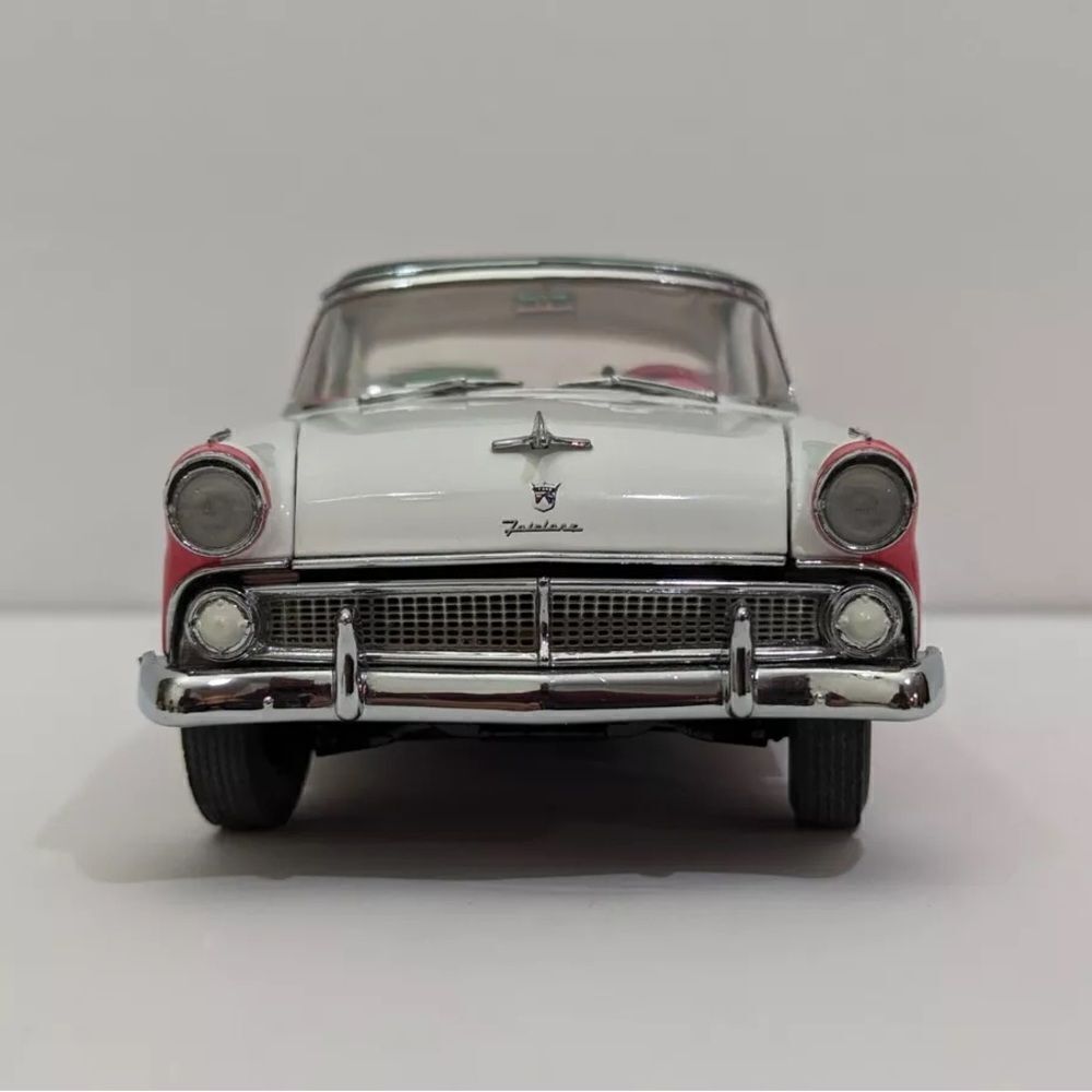 1955 Ford Fairlane Pink Crown Victoria Franklin Mint Precision Models 1:24 NIB - Picture 10 of 10
